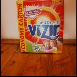 Польський порошок Vizir: Колір і Білий,  4, 8kg