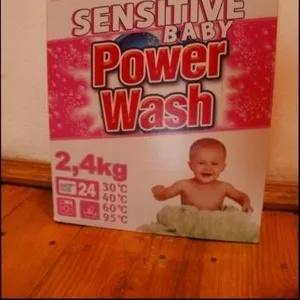 Дитячий порошок Power Wash Sensitive Baby,  2, 4 кг