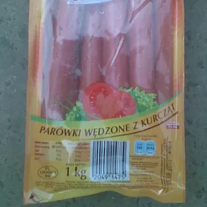 Сосиски куриные. Польша. вес 1 кг. 