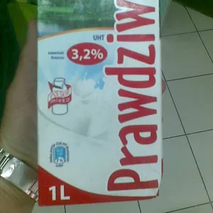 Молоко 3.2% 1 литр Польша тетра пак