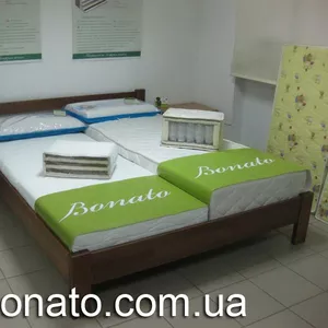 Продам букові дерев’яні ліжка з ортопедичними матрацами