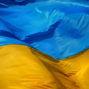 Прапор Украини атласний (Флаг Украины) 