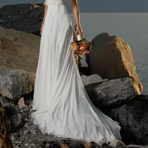 шикарное свадебное плаття