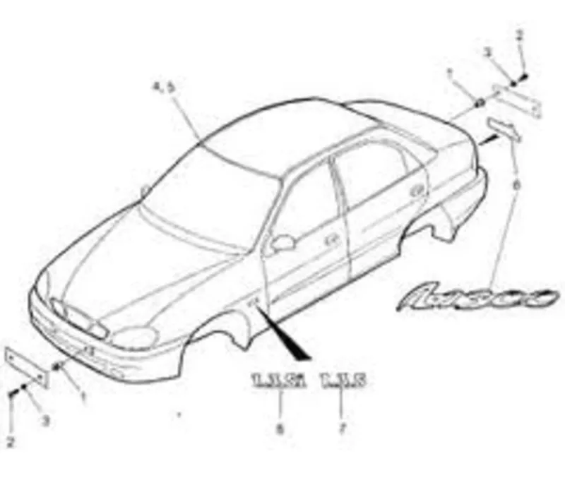 Запчастини Daewoo Lanos (Деу Ланос)