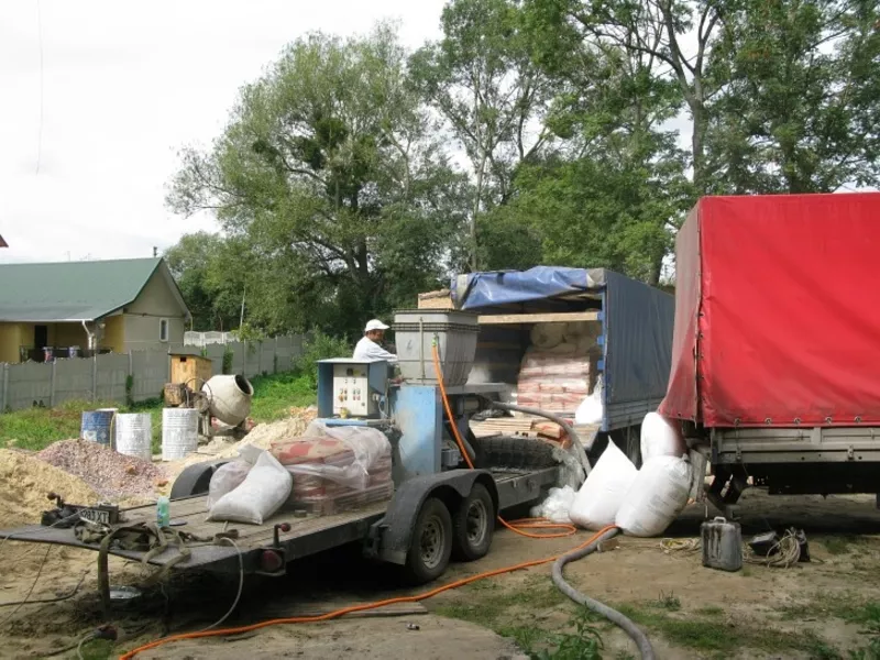 полістиролбетон (стяжка для підлоги і покрівлі з полістиролбетону) 2