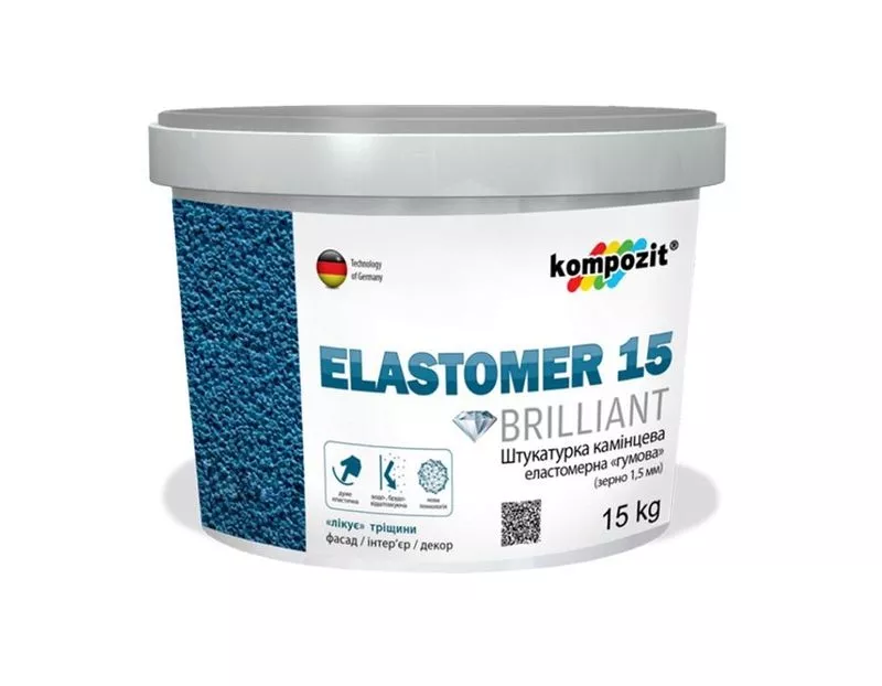 Штукатурка камешковая эластомерная ELASTOMER 15