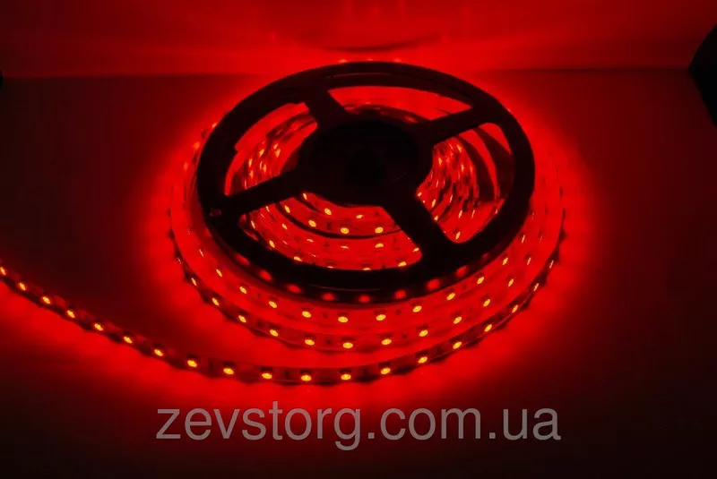 Светодиодная (LED) лента 60SMD(5050)12V 5м. Красный цвет