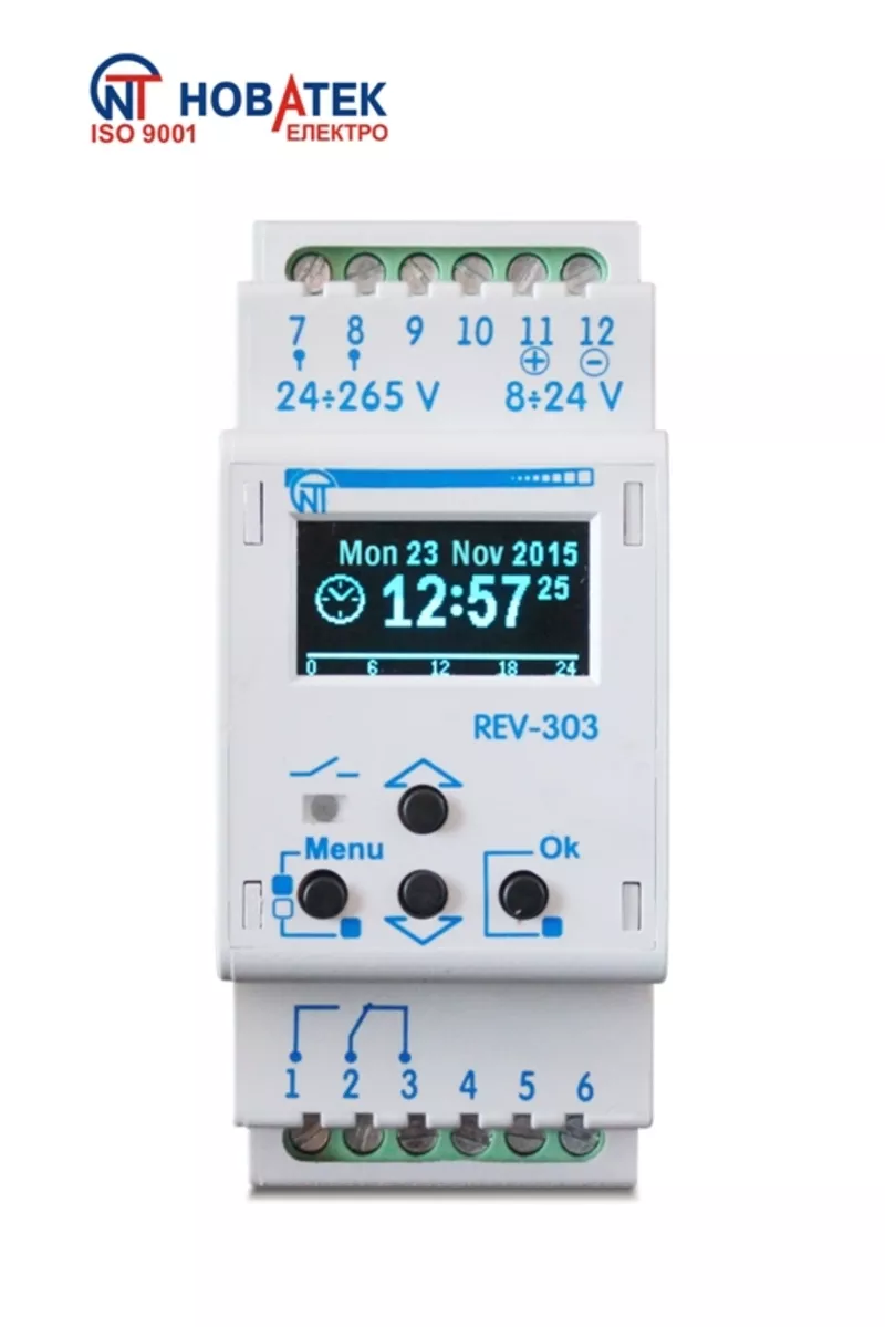 Новинка. Cуточно-недельний таймер REV-303