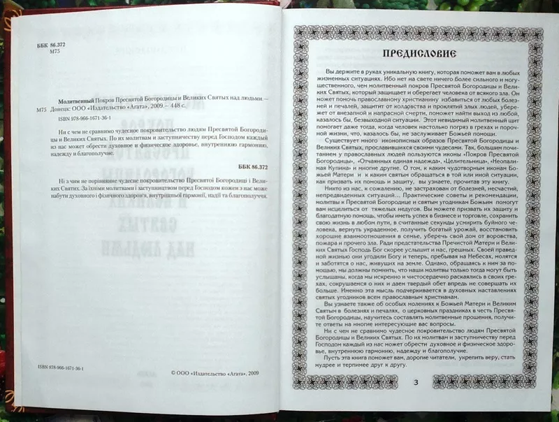  Молитвенный Покров Пресвятой Богородицы и Великих Святых над людьми.  2