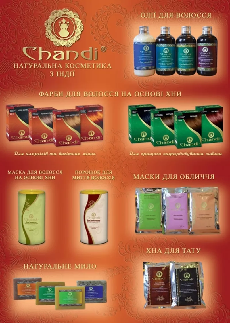 Натуральные краски для волос Чанди 3