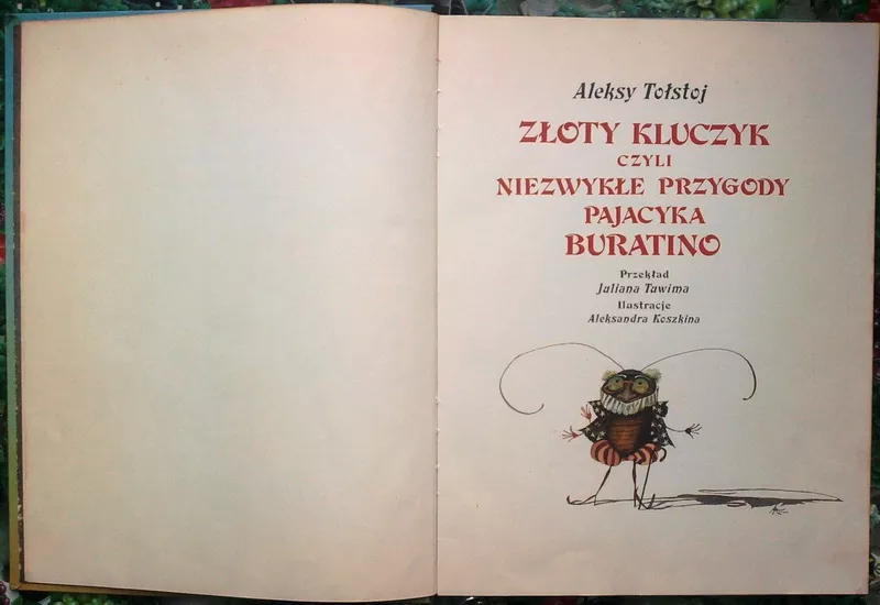 ЗОЛОТИЙ КЛЮЧИК.ZŁOTY KLUCZYK CZYLI NIEZWYKŁE PRZYGODY  BURATINO. 2