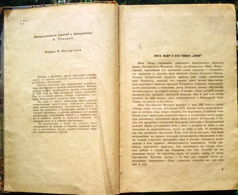 Мавр Янка.  Амок.  Роман о восстании на Яве в 1926 году.  Рис. Н. Коче 2