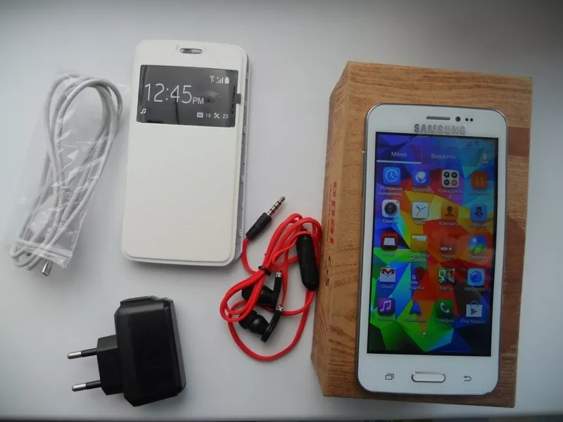 Смартфон Samsung S 5 White (экран 4, 5