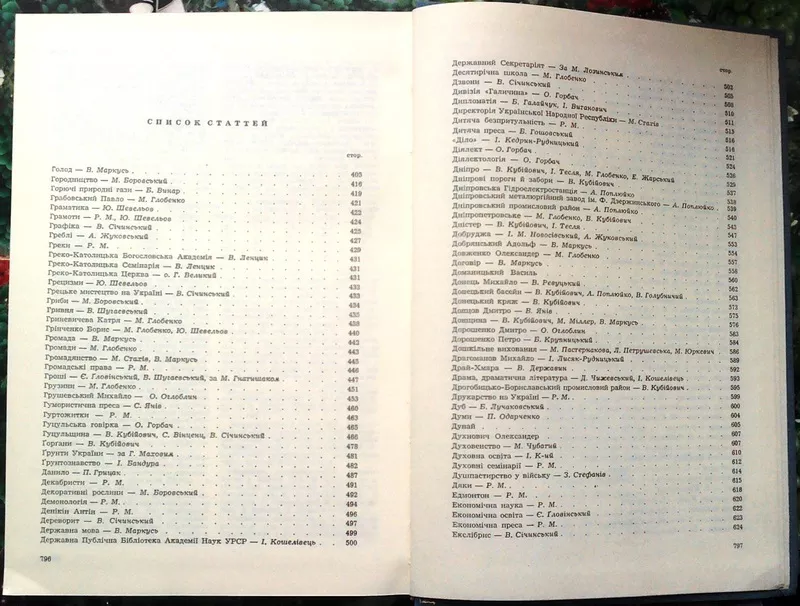 Енциклопедія українознавства.  Том 2.  Словникова частина.  Перевиданн 3