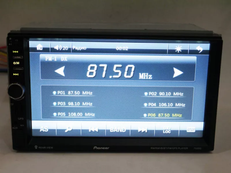 2din автомагнитола Pioneer 7020G GPS НАВИГАЦИЯ + пульт на руль