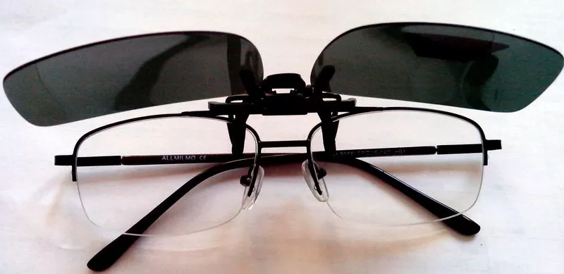 Поляризовані накладки на діоптрійні окуляри від сонця різних відтінків 5
