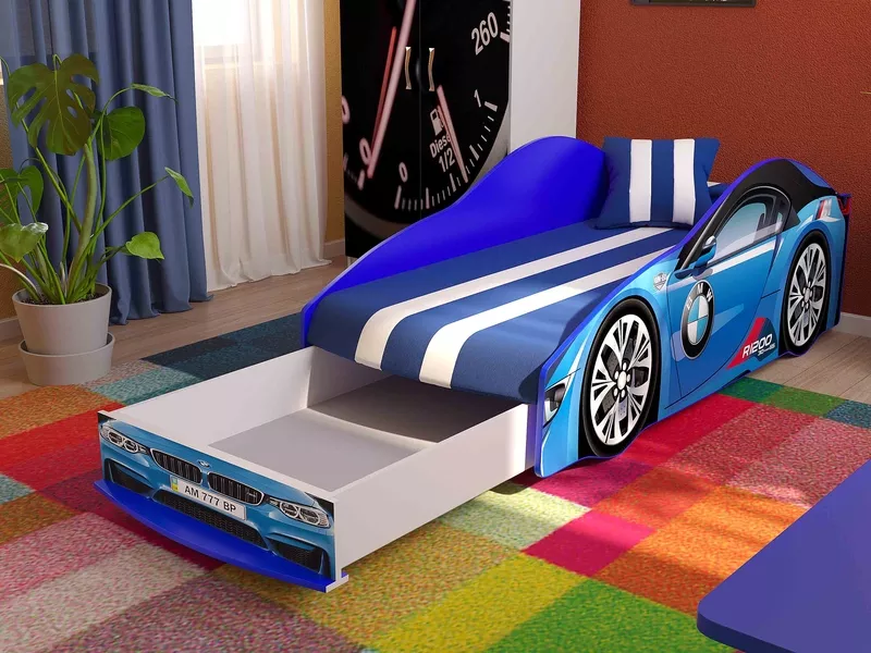 Дитяче ліжко машина 